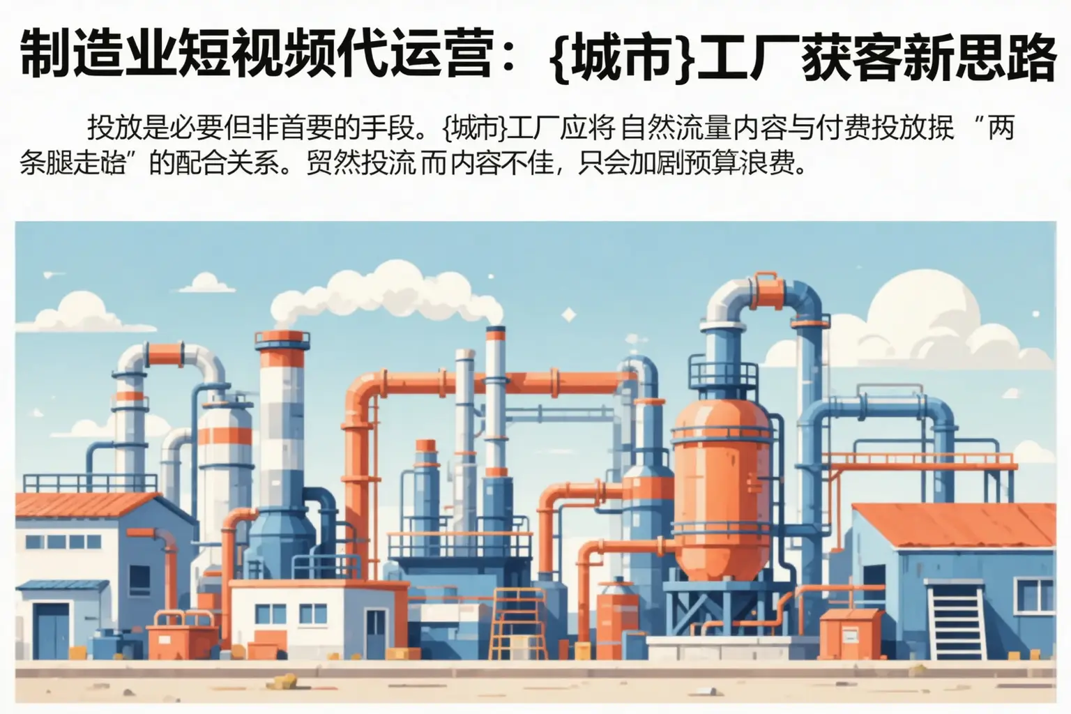 制造业短视频代运营:伊犁工厂获客新思路