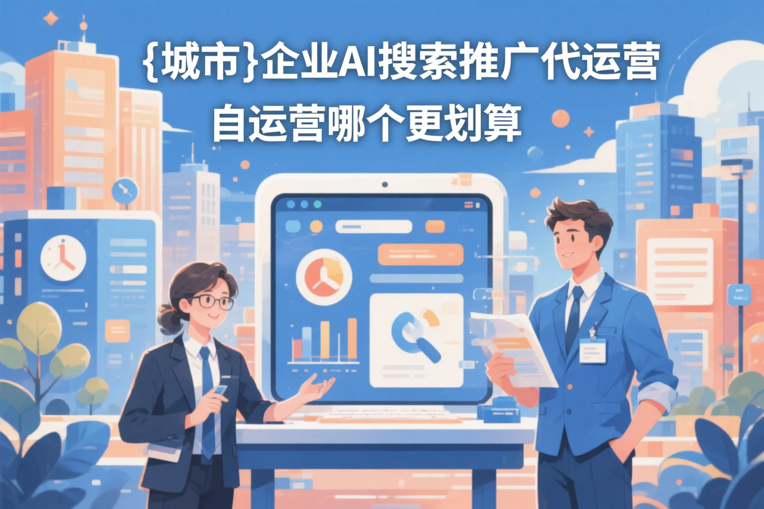 伊犁企业AI搜索推广代运营和自运营哪个更划算