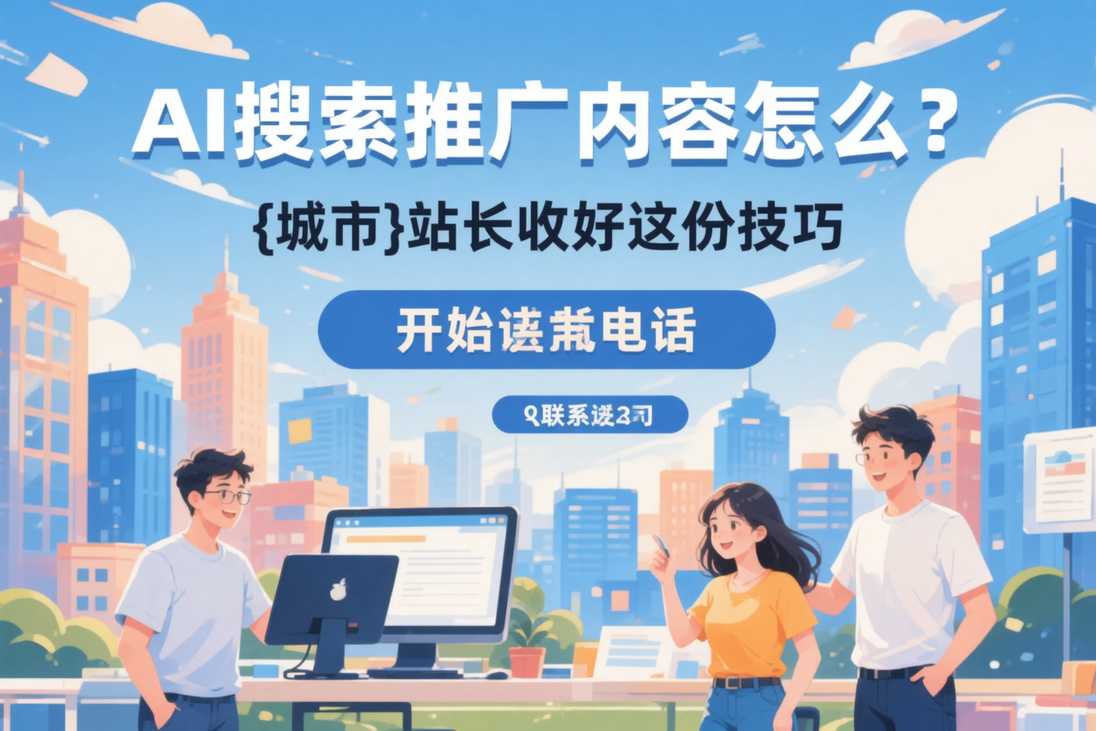 AI搜索推广内容怎么写？伊犁站长收好这份技巧