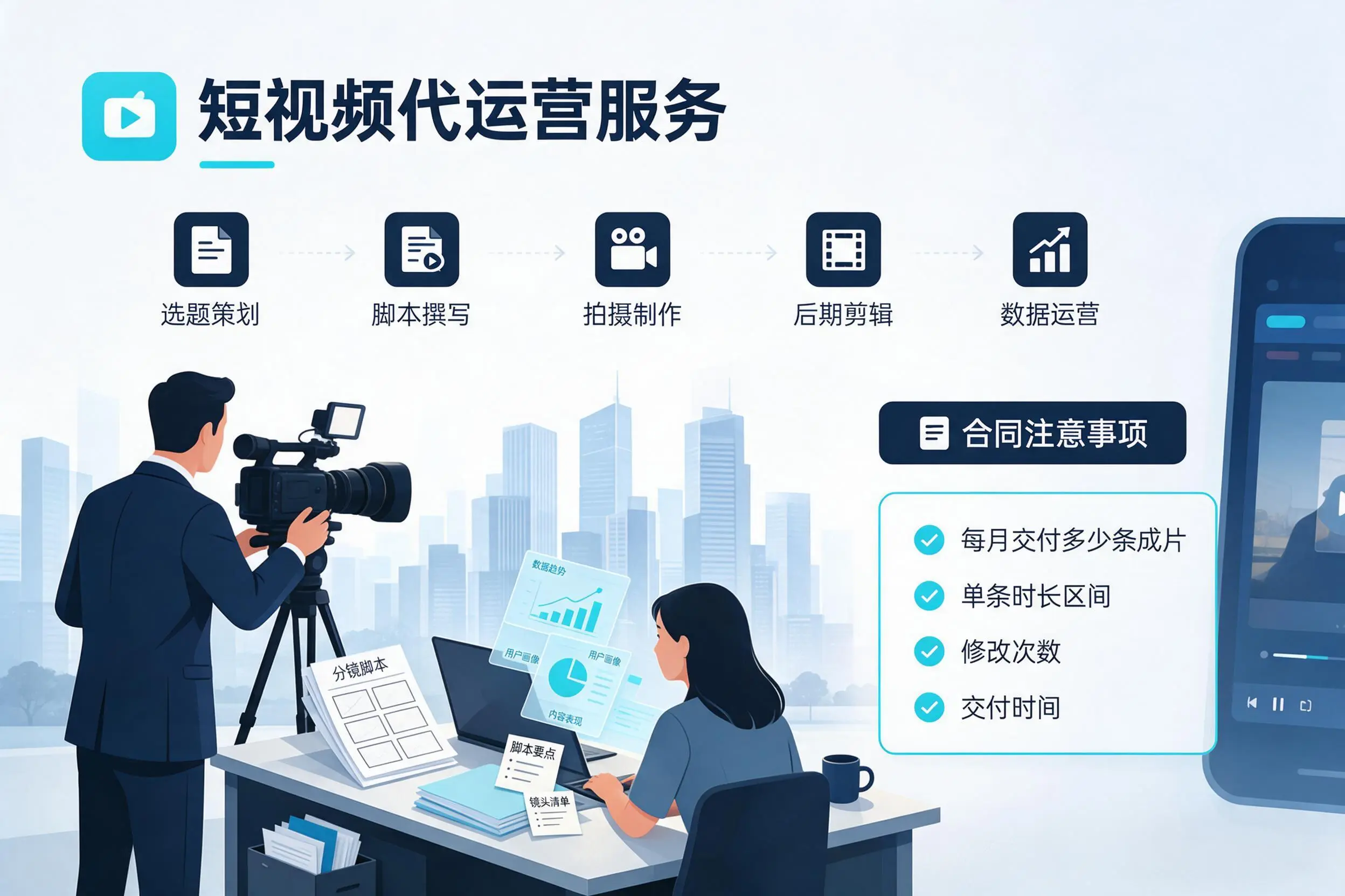 短视频代运营包含哪些服务？伊犁企业常见问题科普