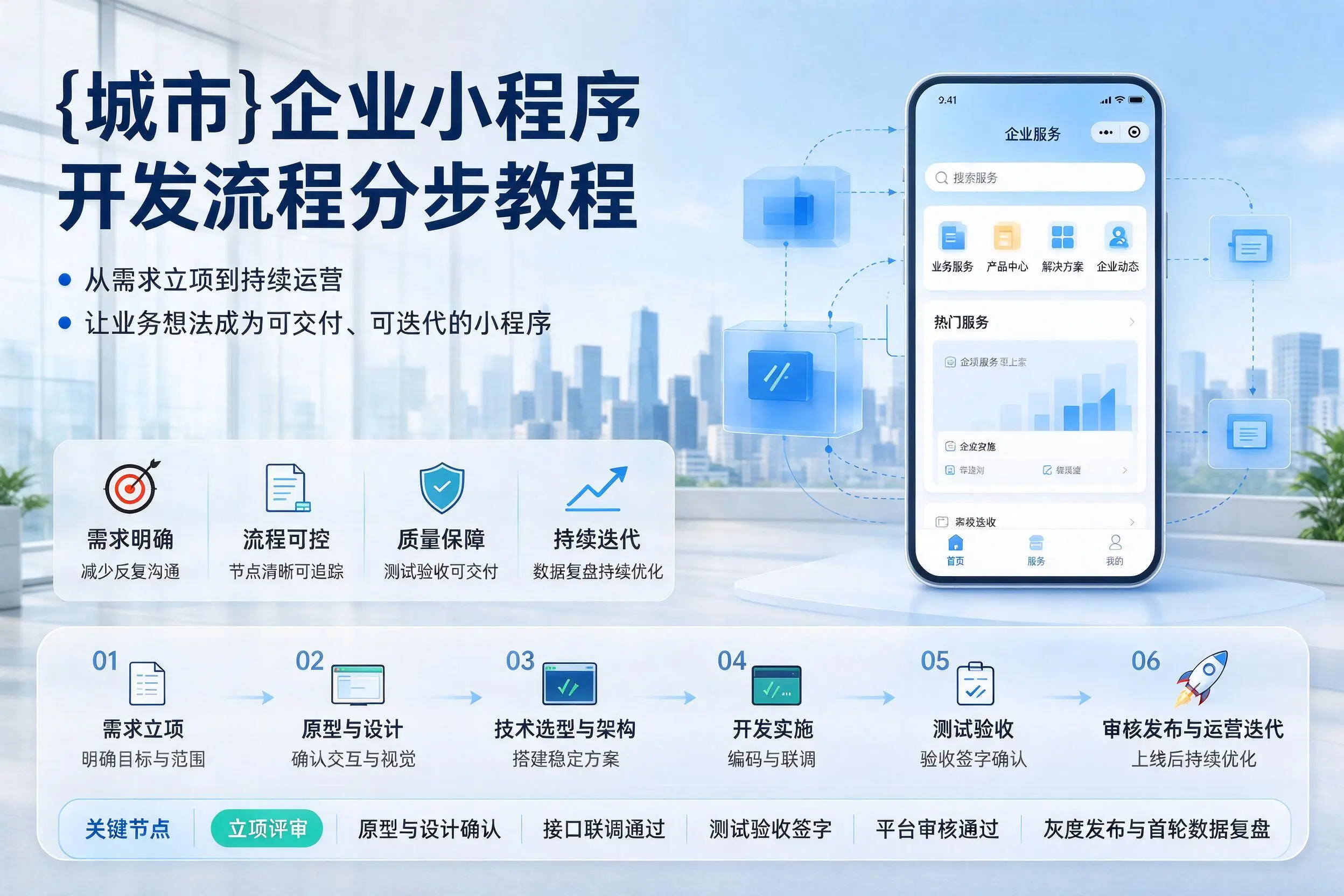 伊犁企业小程序开发流程分步教程与关键节点说明