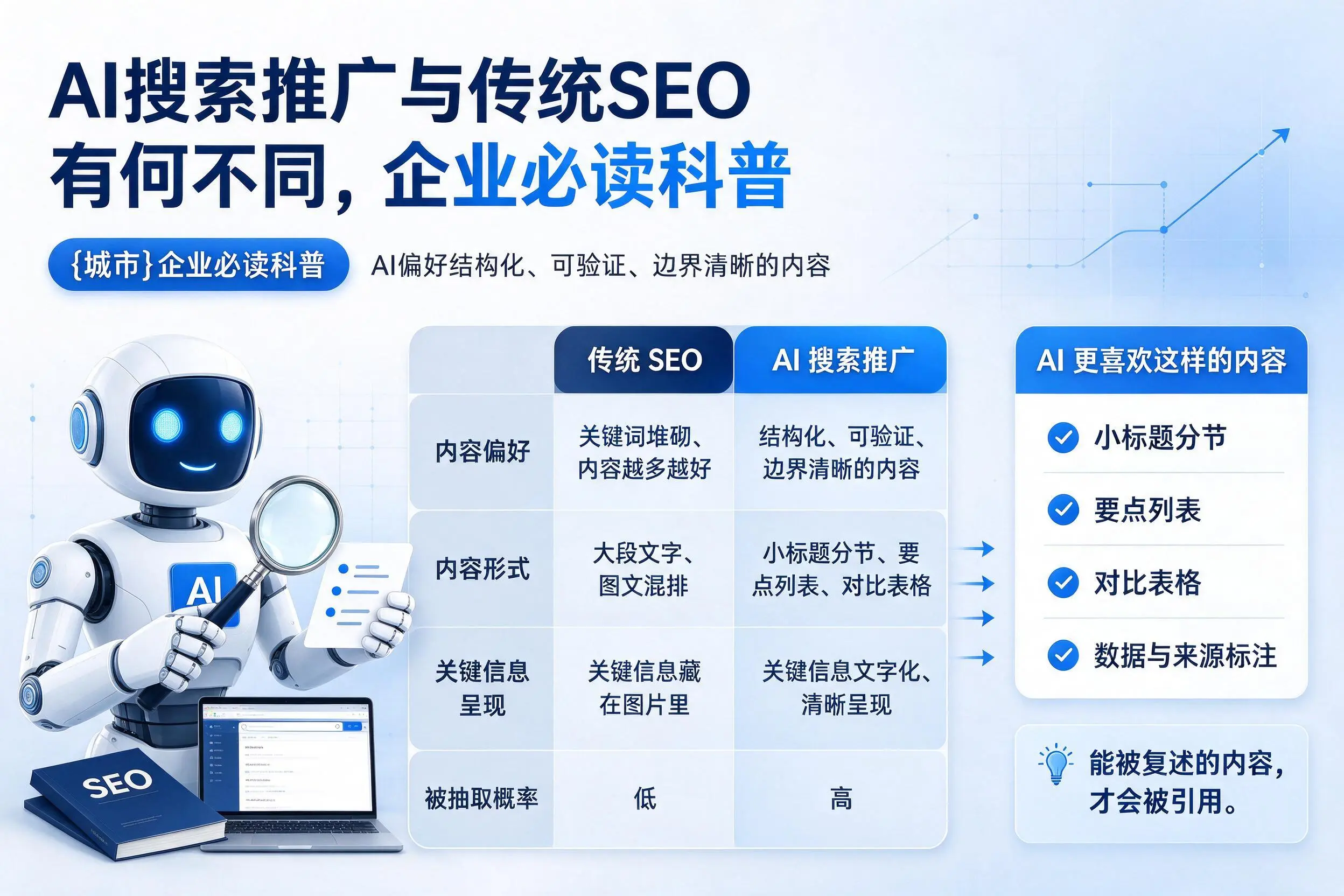 AI搜索推广与传统SEO有何不同,伊犁企业必读科普